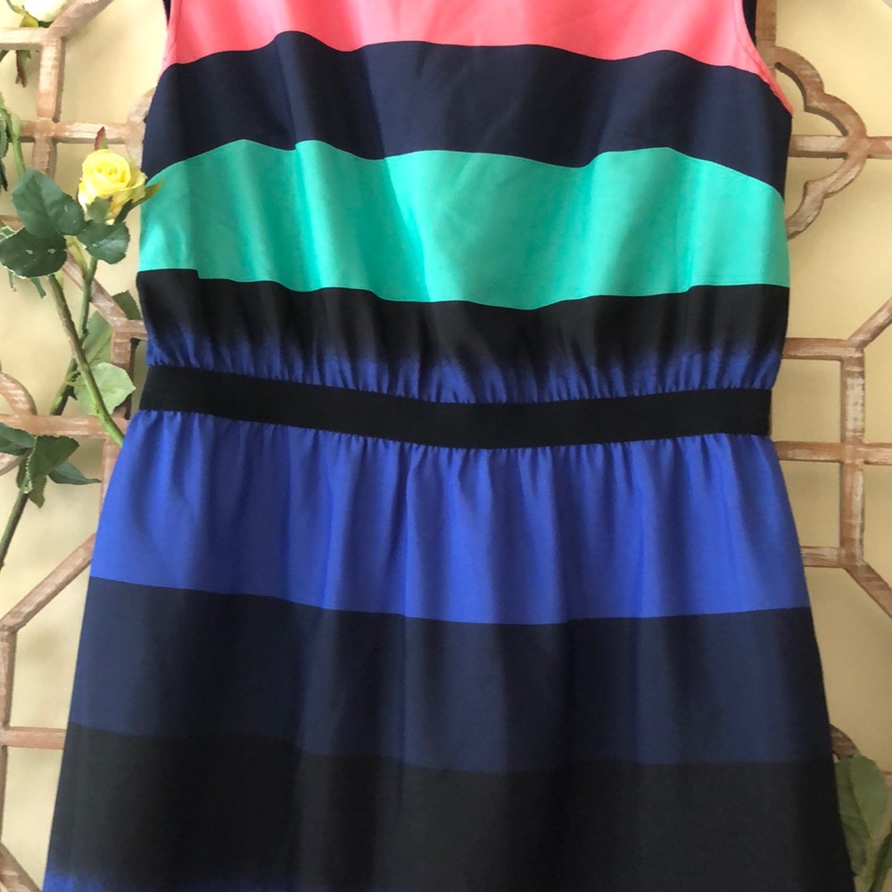 NWT Loft Multicolored Sleeveless Dress - Picture 2 of 6